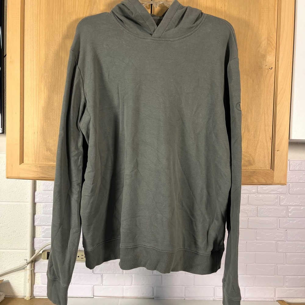 Vuori Hoodie Men XXL Grey French Terry Pullover V258 Sweatshirt